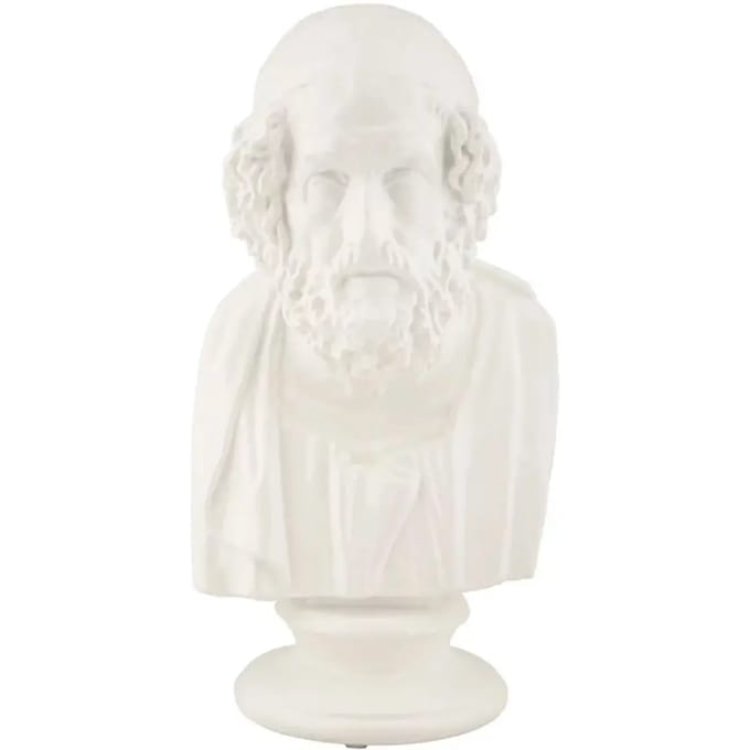 Decoratie Sage Statue 12,9×12,5×25 cm