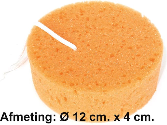 Rojafit Badspons - Rond - Oranje - Ø 12 cm X 4 cm.
