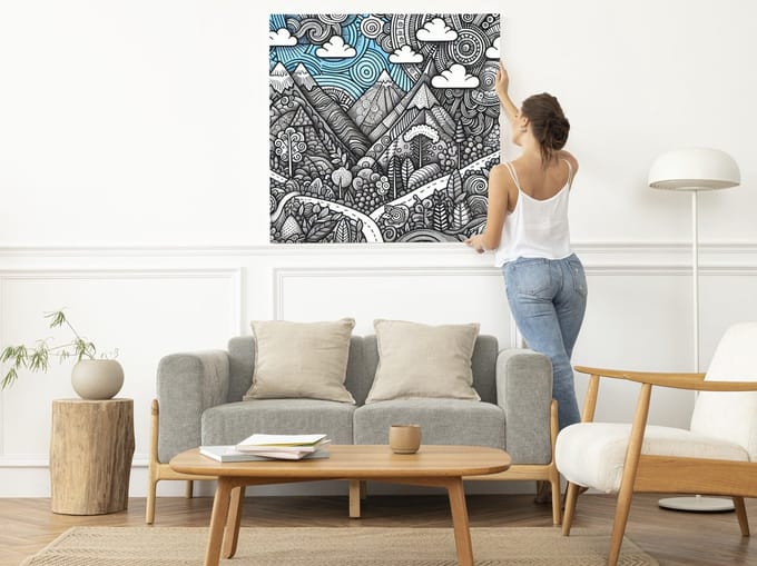 Kunstprint | Wanddecoratie | Dibond | 60 × 60 cm