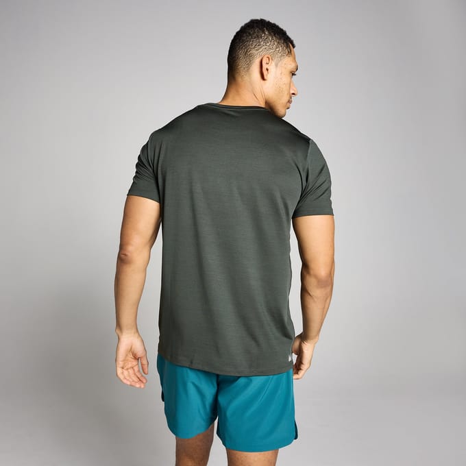 MP Men's Tempo Marl T-Shirt - Washed Black - S