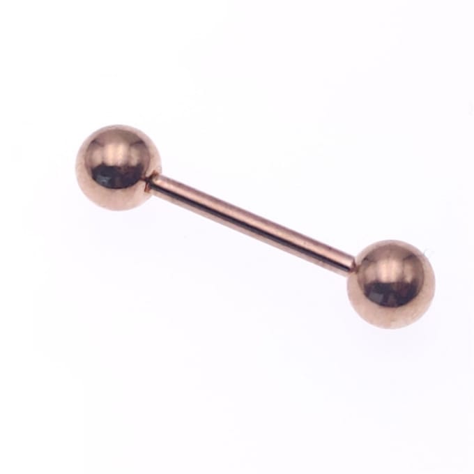 Tong Piercing - Rose Goud