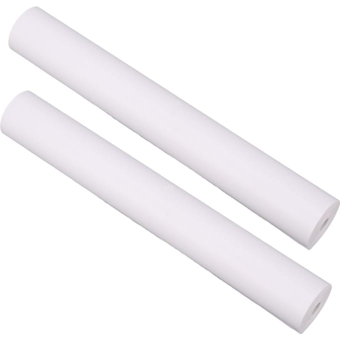 2 Rouleaux Papier d'Impression Thermique 26,25 Pieds de Longueur 11,8 Pouces de Largeur Haute Luminosité et Douceur Polyvalent white