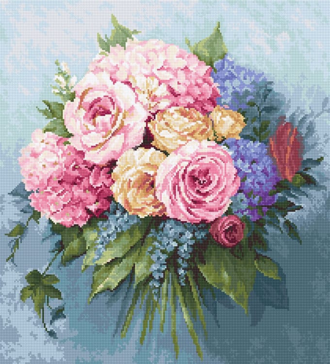 Luca-S Bouquet borduren (pakket)