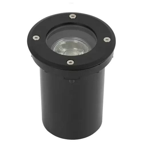 KS Verlichting Grondspot Zwart - Tuinspot - RVS - Ø11cm