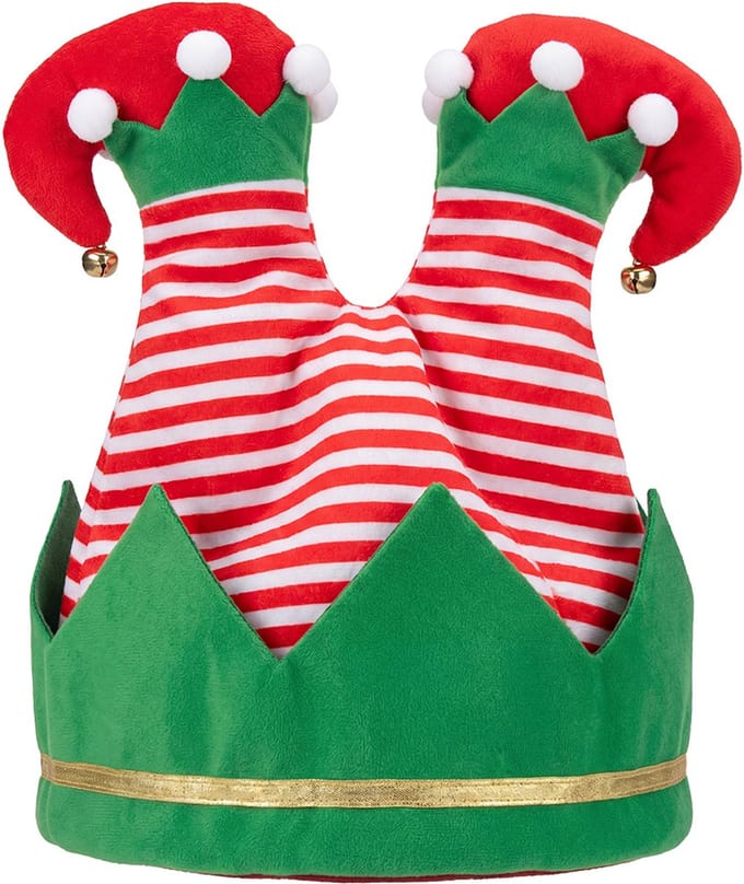 Clayre & Eef Kerstdecoratie Elfenbenen Rood Kunststof
