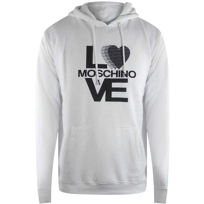 Love Moschino Dames/Dames Love Bold Logo Hoodie (Wit)