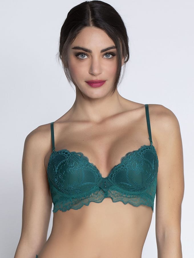 Lise Charmel Sublime En Dentelle Push-up BH Vert Princesse Groen 85 C