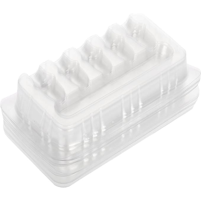 Wegwerp DGT Plastic Tattoo Cartridge Naaldhouder Stand 20 stuks Bakjes Transparant white