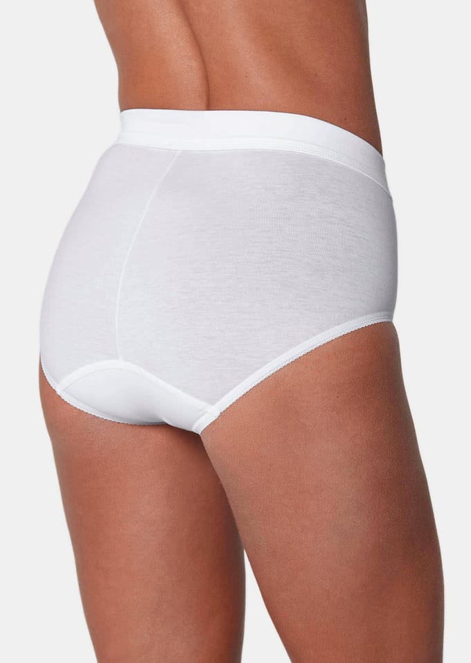 Tailleslip, set van 2 - wit - Gr. 38 van Goldner Fashion