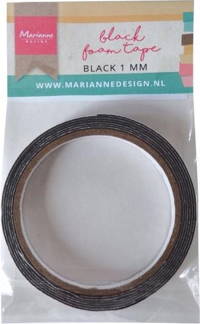 Marianne Design • Black foam tape 1mm