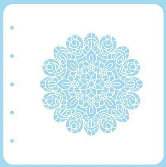 COLST005 Nellie Snellen - Magnetic Stencil - mixed media sjabloon - Colour Set - Mandala