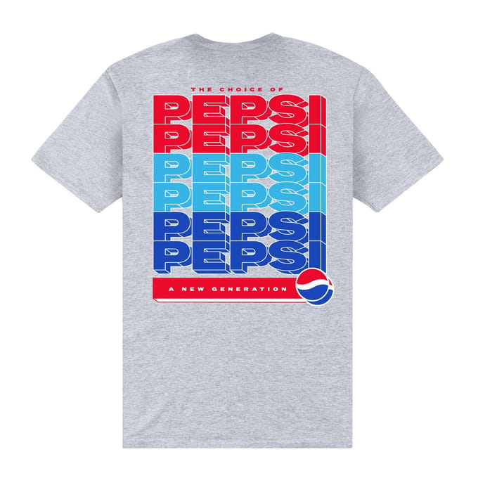 Pepsi Co. A New Generation Men's T-Shirt - Grey - M