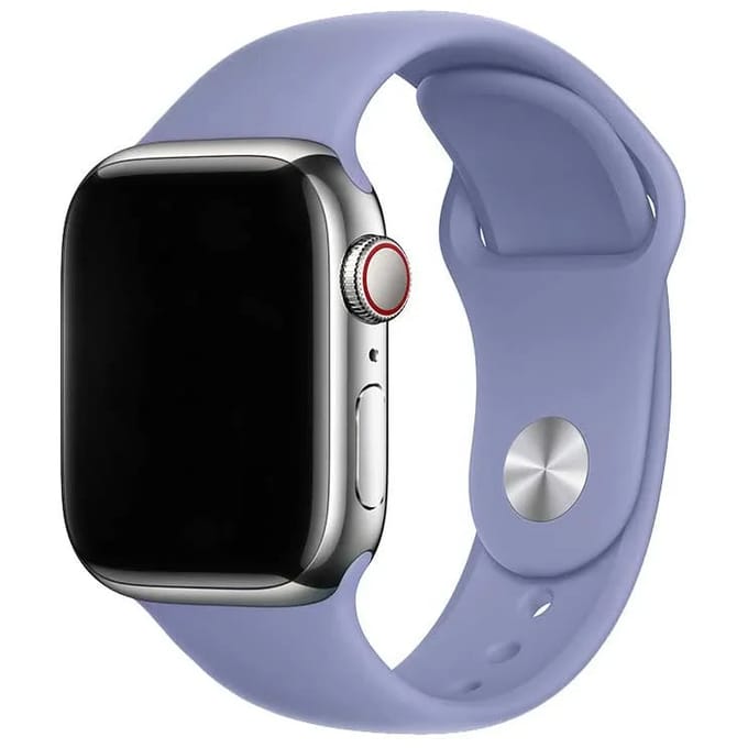 2+1 | Apple Watch Bandje - Siliconen - Engelse Lavendel