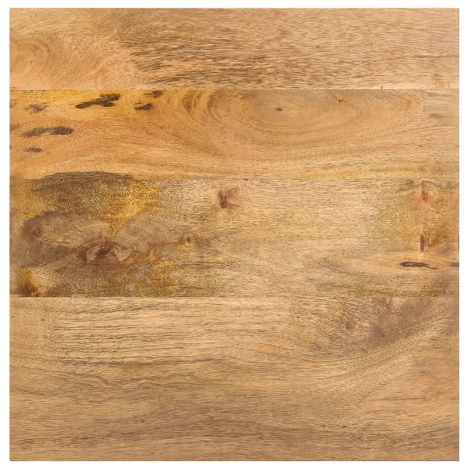 vidaXL - Bijzettafel - 43x43x40 - cm - massief - mangohout