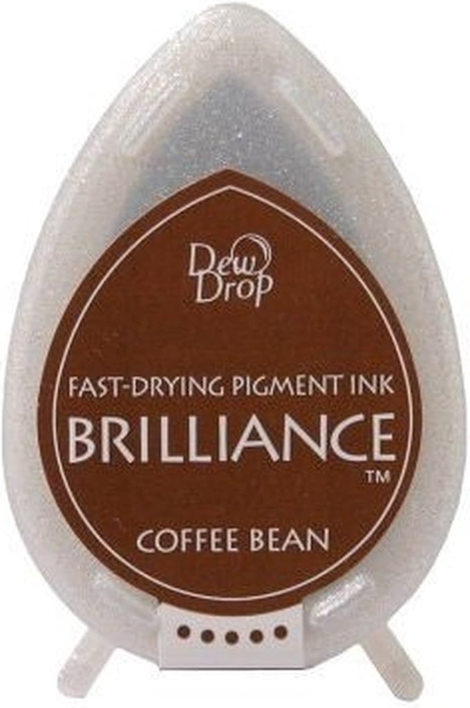 Inktkussen Brilliance Dew drops Coffee Bean (1 st)