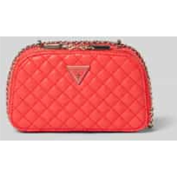 GUESS Schoudertas Eco Rianee Mini Convertible Shoulder Bag Coral Red Lichtrood