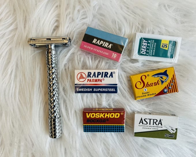 Klassiek scheren starter set - Stepless adjustable razor starter set