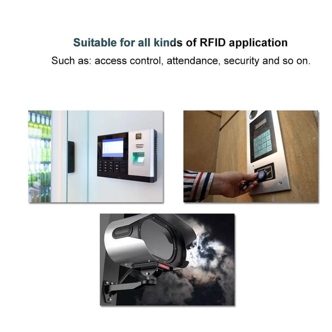 125KHz Slimme RFID ID-kaartlezer USB Nabijheidssensor Geen Stuurprogramma voor Toegangscontrole black