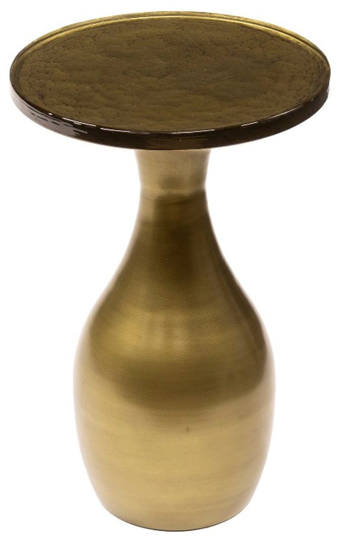 Fraaai - Benny bijzettafel druppel S - goud antiek finish
