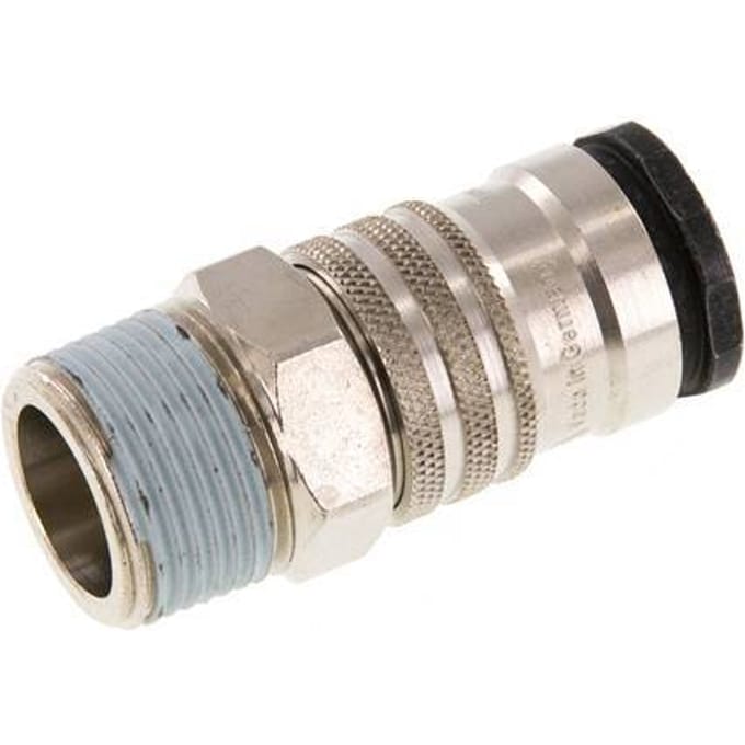 Staal/Messing DN 10 Luchtkoppeling Snelkoppeling R 3/4 inch Buitendraad - CLS10-M-SB-P-034