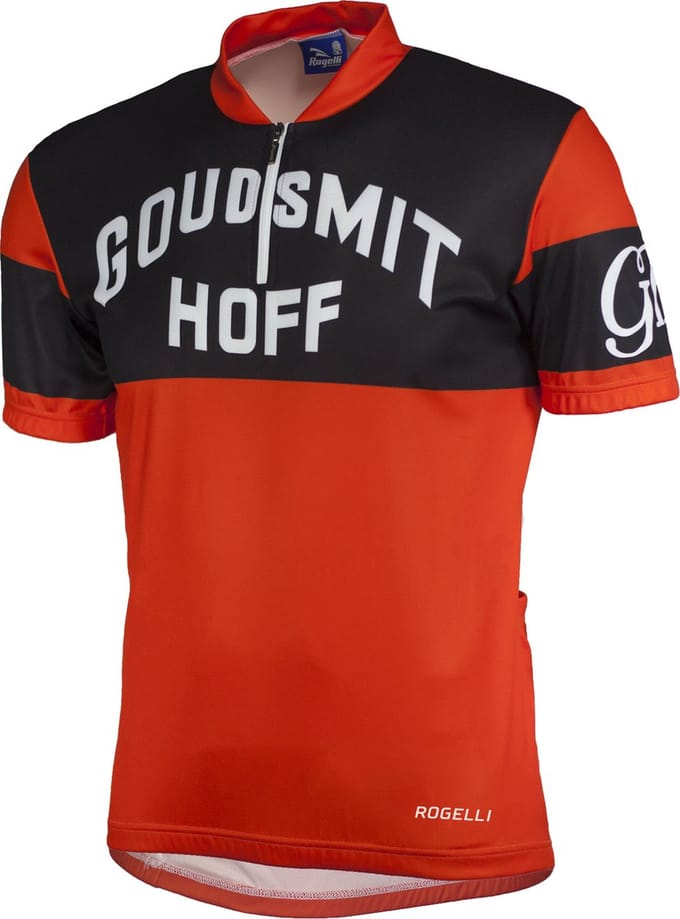 Rogelli Goudsmit Hoff Heren Fietsshirt - Korte Mouw - Oranje