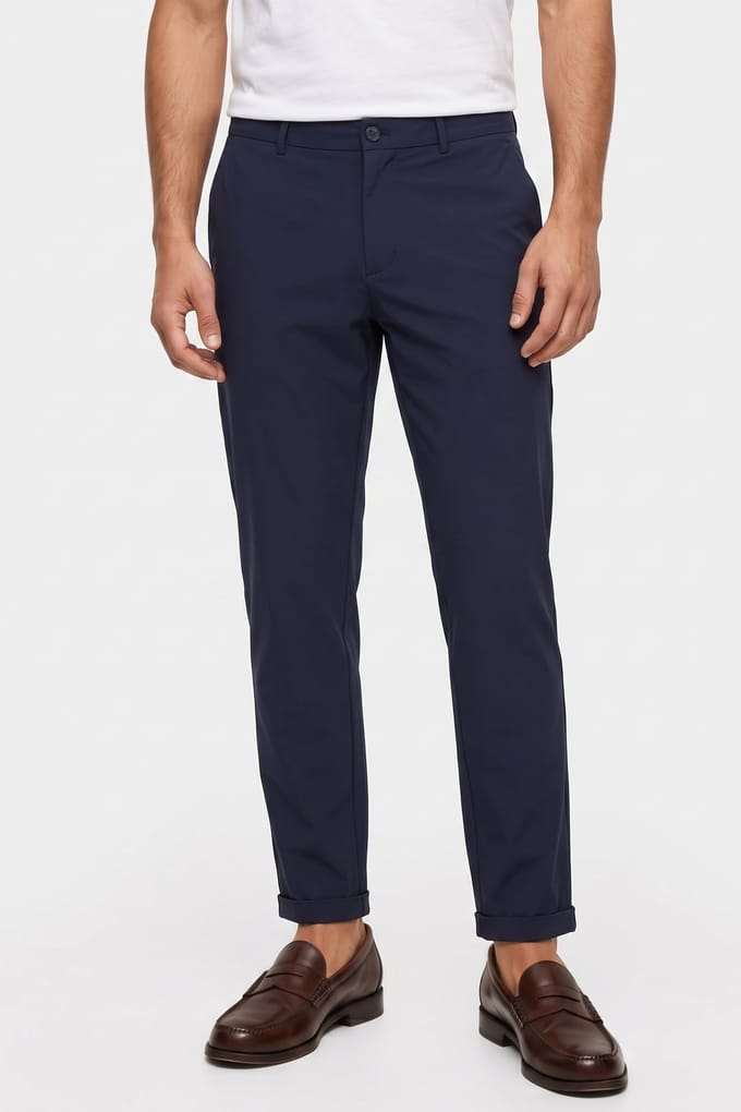GUESS Fp Packable Chino Navy Sea Taglia: 52 | Pantaloni chino Outlet | Uomo | Blu