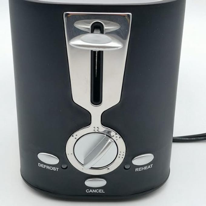 Multifunctionele Broodrooster Legering 2-Sleufs Broodrooster met Afneembare Lade voor Ontbijt   800W gray