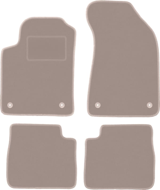 Beige veloursmatten voor: Lancia Delta III hatchback (2008-2014)