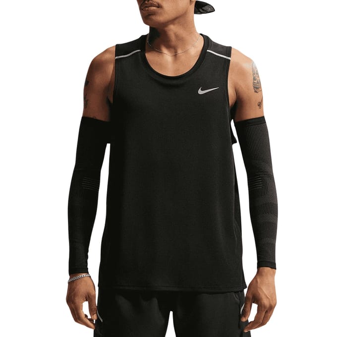 Nike Miler Tanktop Heren - Zwart- Heren, Zwart M