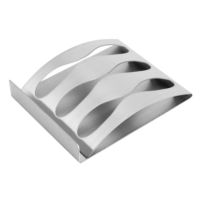 Support de Rasoir Porte-Brosse à Dents en Acier Inoxydable Montage Mural Organisateur d'Accessoires de Salle de Bain Trois Trous white