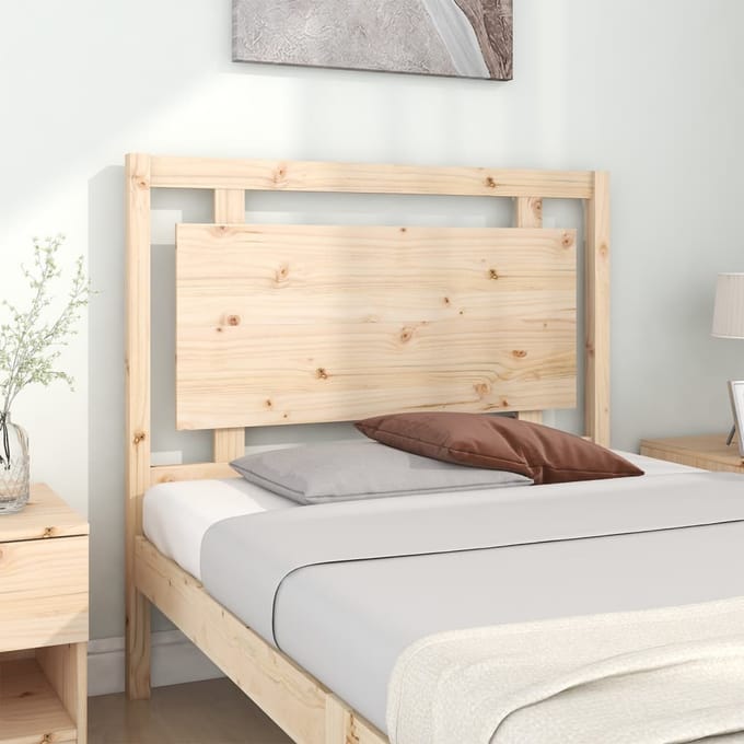 vidaXL - Hoofdbord - 105,5x4x100 - cm - massief - grenenhout