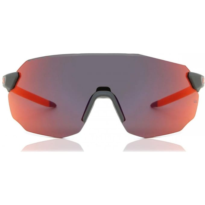 Lunettes de soleil unisexes Under Armour UA Halftime 2M8 50 Matte Grey Orange/99 gray