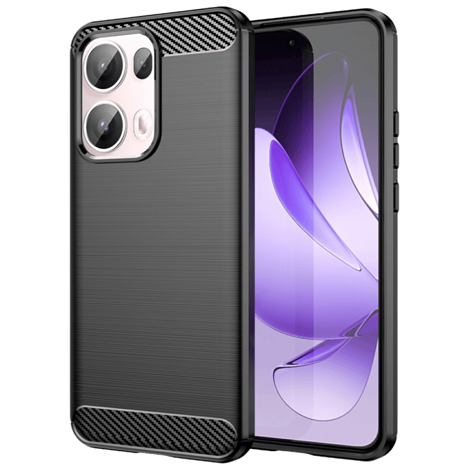 Mocaa Oppo Reno13 Pro 5G Brushed Hoesje Zwart
