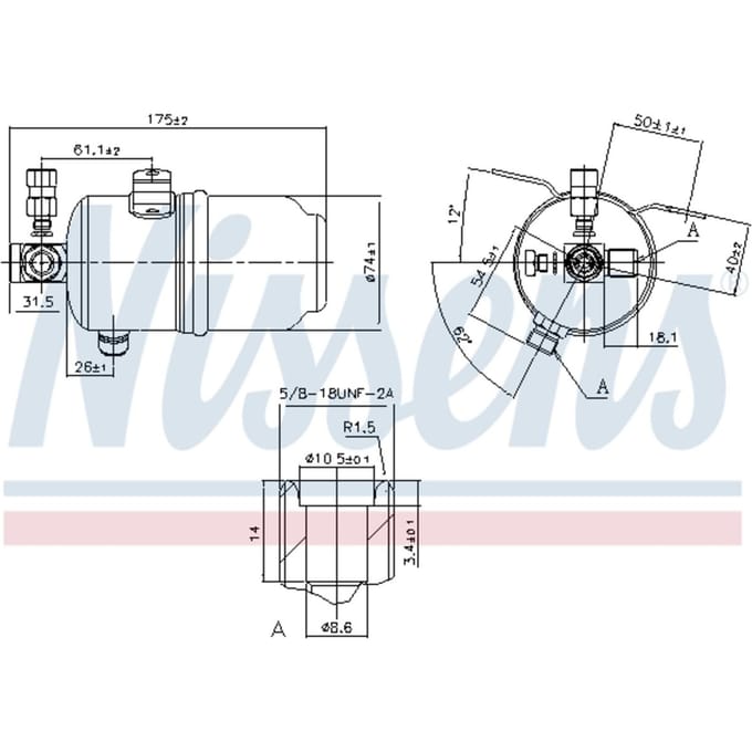 Droger, airconditioningsysteem NISSENS 95234