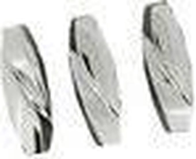 0805-14914 Parels gedraait zilverkleurig metallic 5x14 mm