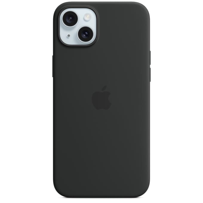 Apple Siliconenhoesje met MagSafe geschikt voor iPhone 15 Plus - Black