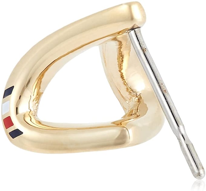 Tommy Hilfiger Dames Rvs Stud Oorbellen - Goud 2780364