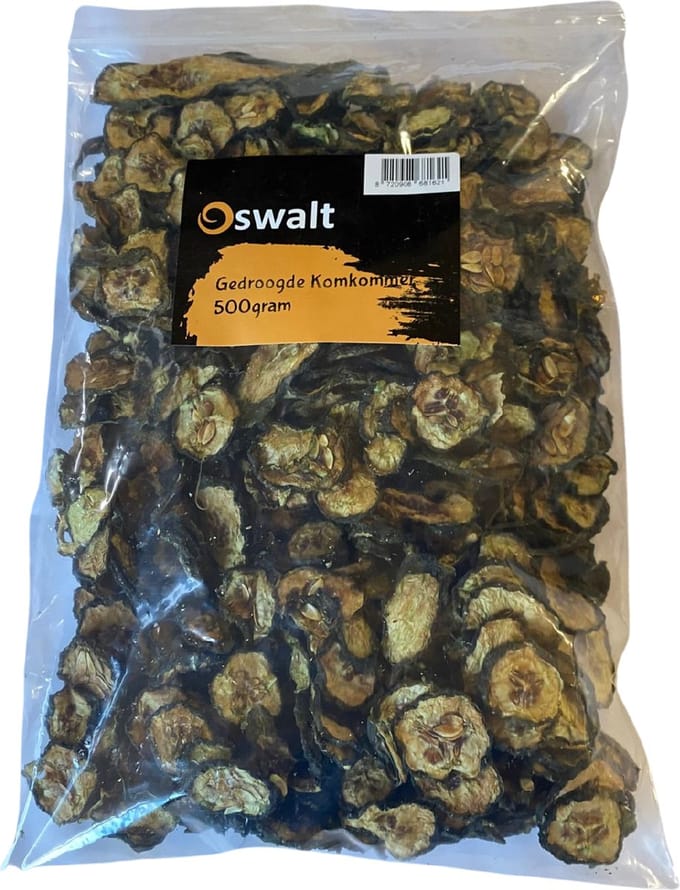 Oswalt gedroogde komkommer - 500 gram - knaagdiersnack