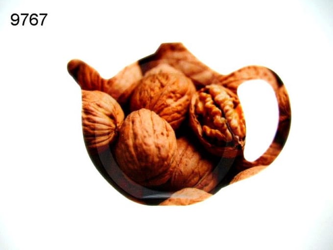 Geharo Theetip Walnoot – Melamine – 9 x 13 cm