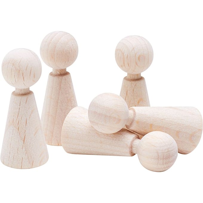 Figuur kegel, 5 stuks