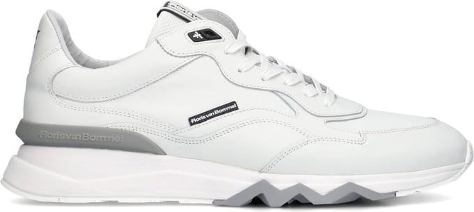 Floris Van Bommel Sfm-10136 Lage sneakers - Leren Sneaker - Heren - Wit - Maat 42⅔