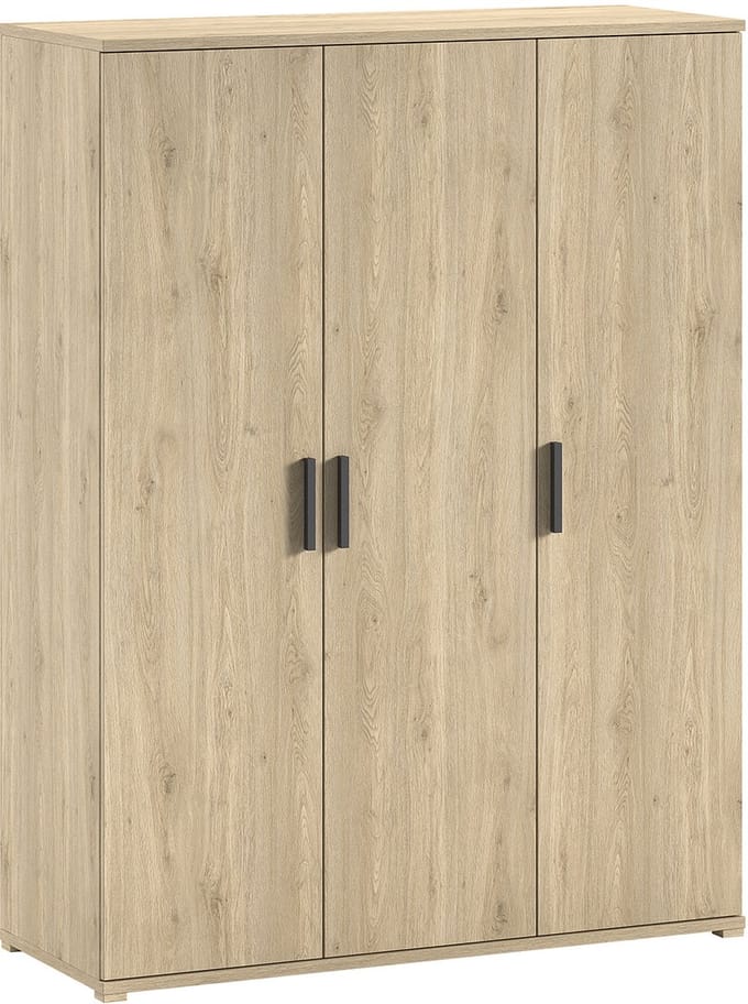Kledingkast Sammie - 150x59x199cm - 3 Deuren - Eikdecor