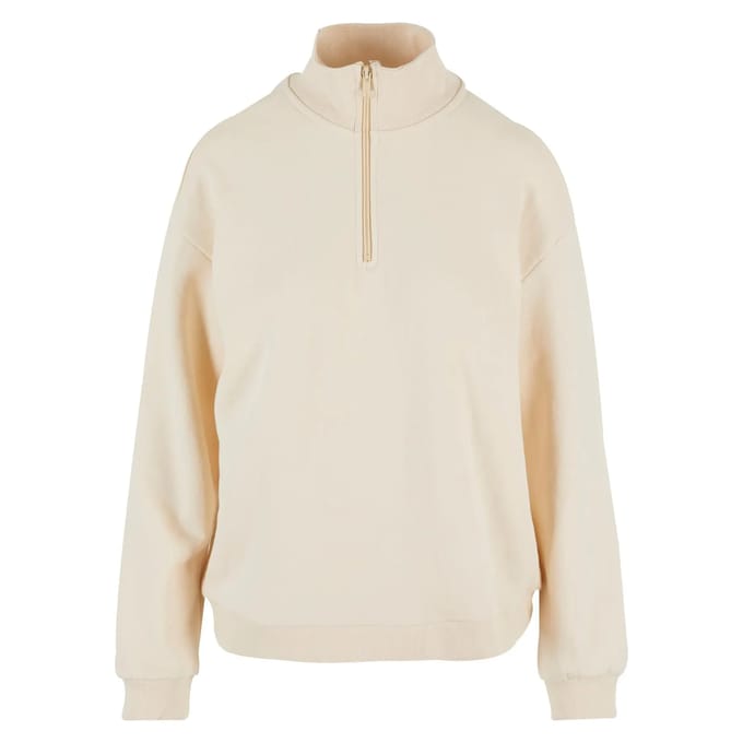 Urban Classics - Light Terry Troyer Sweater/trui - 4XL - Beige