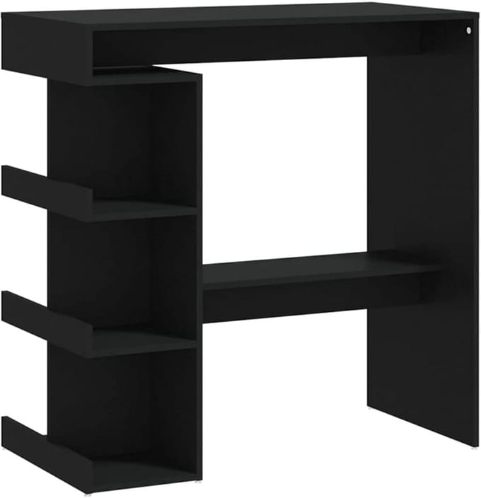 Bar tafel met opbergrekken - 100x50cm - Modern en Functioneel