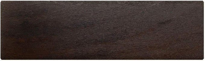 Rechthoekige donkerbruine houten meubelpoot 4,5 cm