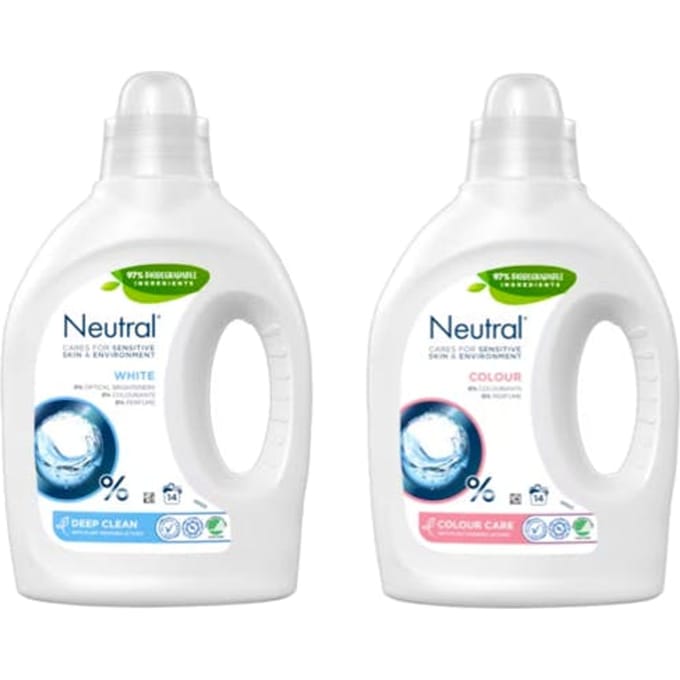 Neutral Liquid Laundry Detergent White &amp; Color 2 x 700 ml
