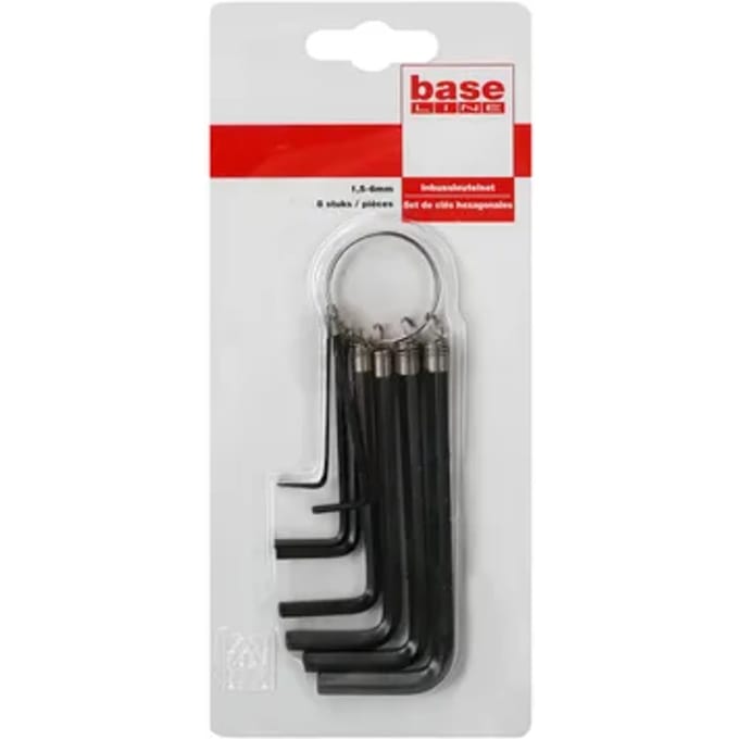 Baseline Inbussleutelset – 8 Stuks