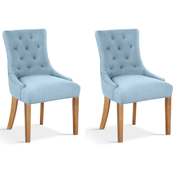 Stozy Eetkamerstoel Dallas Blauw - 2 Stuks