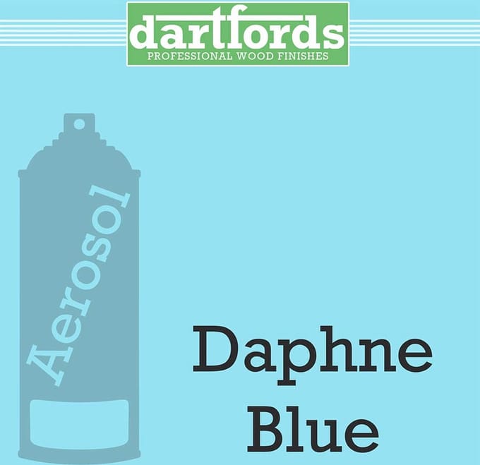 Dartfords FS5387 Nitrocelluloselak Daphne Blue 400ml spuitbus