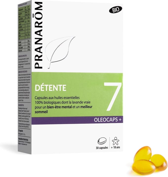 Pranarom - Oleocaps nr. 7 - Ontspanning - Bio - 30 capsules